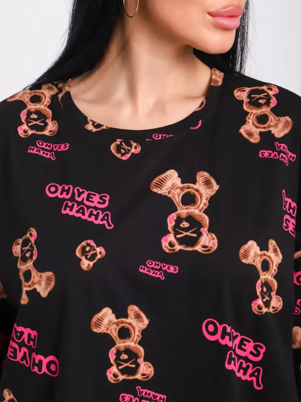 Платье-футболка спортивное оверсайз