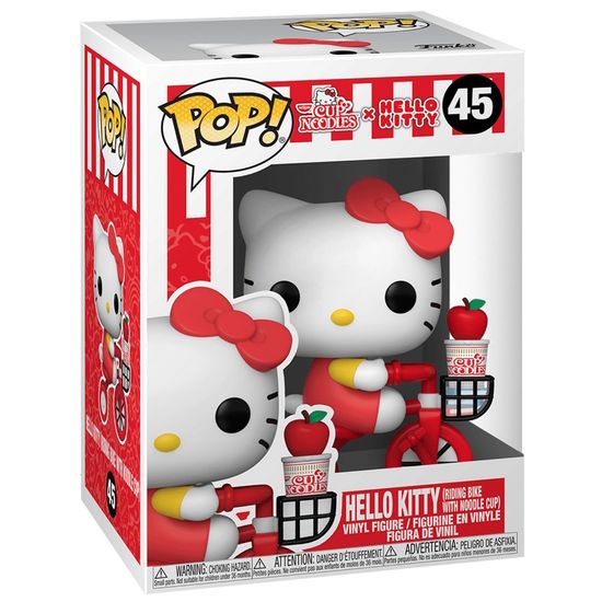 Фигурка Funko POP! Hello Kitty And Nissin Hello Kitty (Riding Bike w/Noodle Cup) (45) 55765