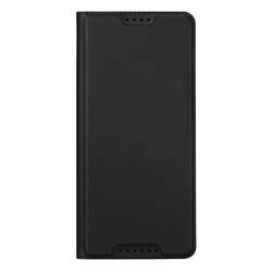 Чехол книжка из PU кожи черного цвета от Dux Ducis для смартфона Sony Xperia 10 VI (10-6), серия Skin Pro Series Case
