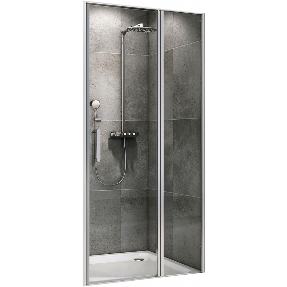 Душевая дверь Abber Sonnenstrand 110 AG04110S профиль Хром стекло прозрачное