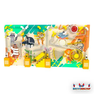 Пневмолабиринт «Оркестр весёлых джунглей», 4,8×1,8×0,6 м