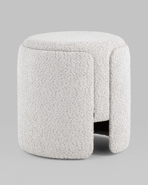 Пуф Taks букле светло-серый