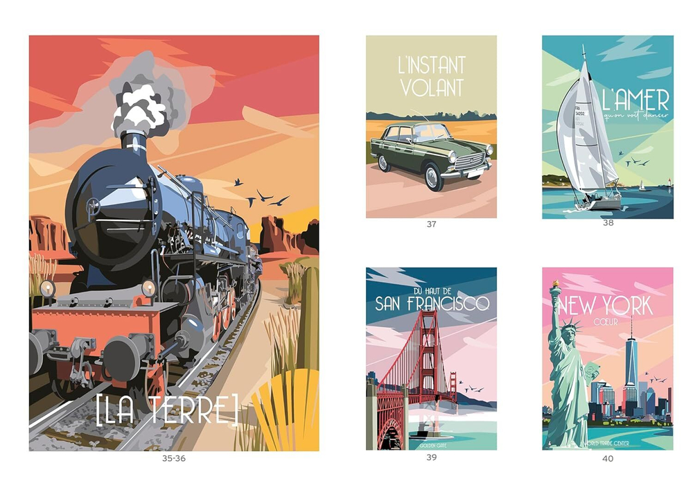 Раскраска по номерам Hachette Escapades merveilleuses - Autour du monde, 112 стр. (предзаказ 27.08.2025)