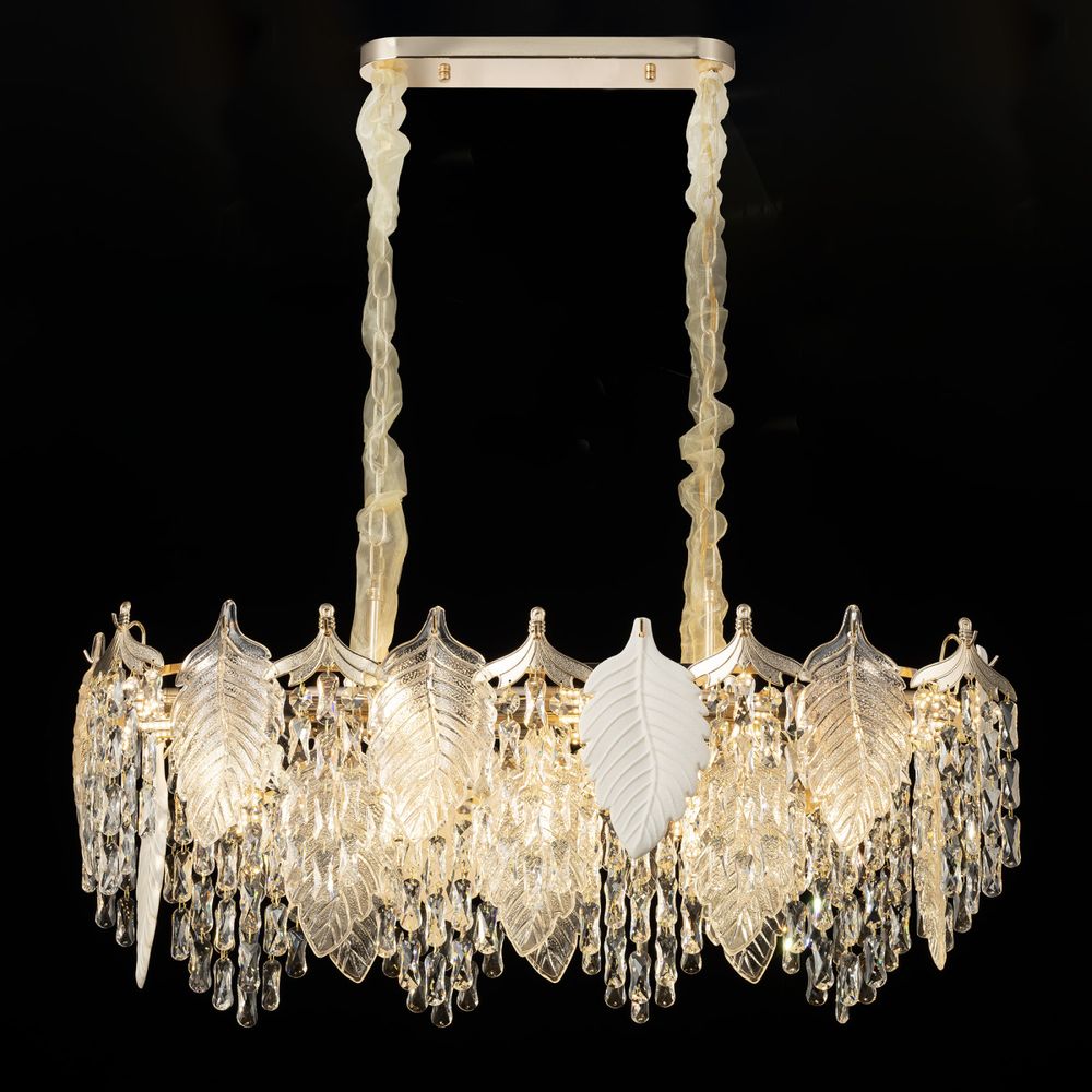 Citilux Darby CL309272 Люстра хрустальная подвесная Золото