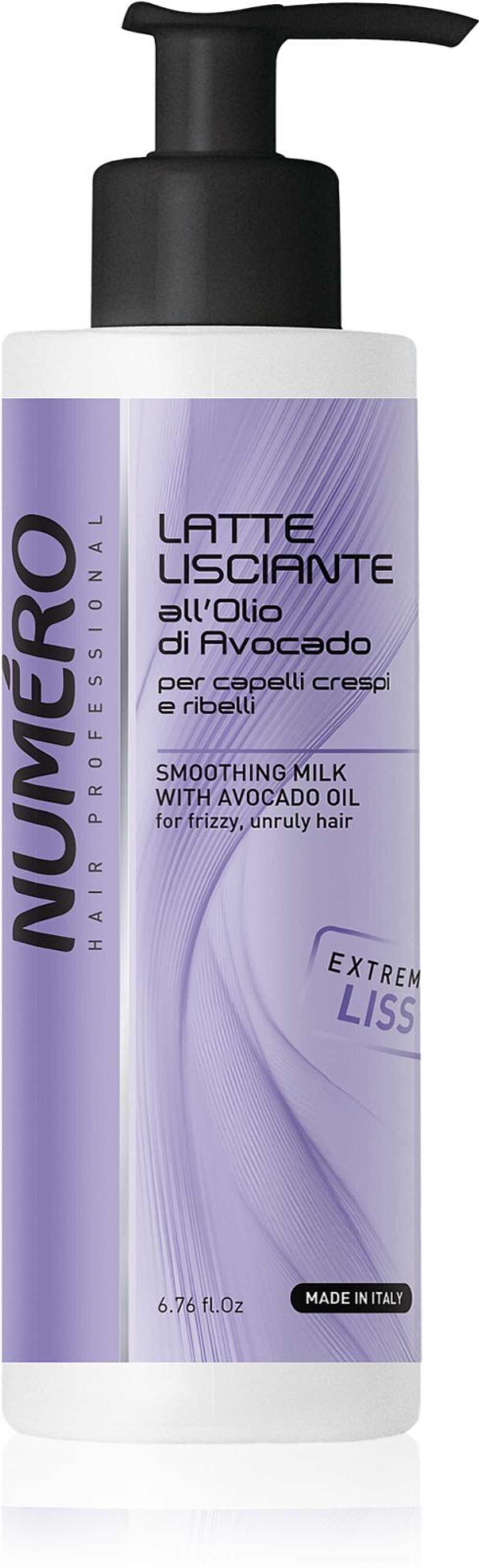 Brelil Numero Smoothing Milk - легкое разглаживающее молочко для вьющихся волос /   200  ml  / GTIN 8011935075171