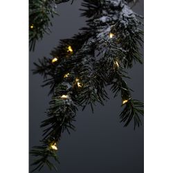 Садовая гирлянда ЭРА ERASF22-18 Нить на солнечной батарее теплый свет 21,9 м | Садовые декоративные светильники