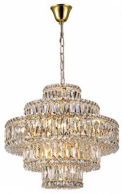 Подвесная люстра Newport 8450 8459+6/C gold