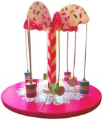 Детская карусель «Кокосовая пальма» тематическая