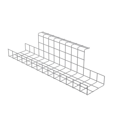 Корзина для фиксации источников питания (крепление под столешницей) (Белый муар)