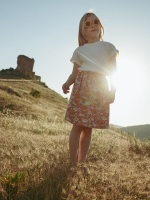 Юбка удлинённая Mjölk Happy Flowers