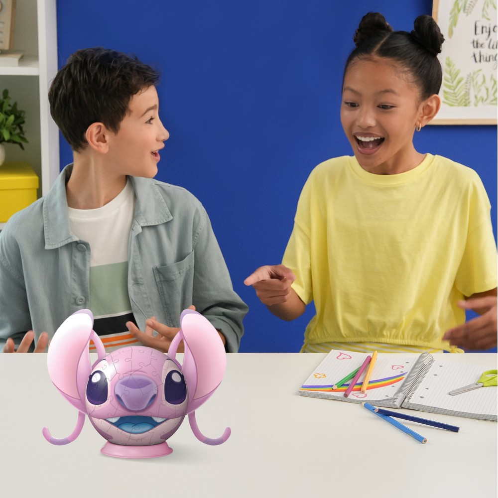 Пазл 3D Ravensburger 116393 Шар Disney Stitch Ангел с ушками 72 элемента 116393 — фото 6