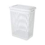КОРЗИНА ДЛЯ БЕЛЬЯ 50Л, 420Х310Х560 ММ (белый)