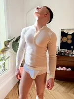 Кремовый лонгслив 