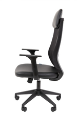 Офисное кресло CHAIRMAN 500 LT с подголовником, экокожа/сетка