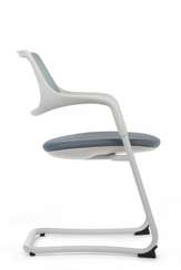 Кресло Scroll SF HY-813B Голубой/Серый