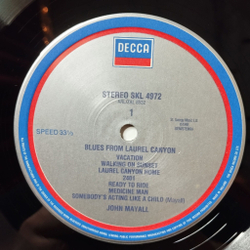 Винтажная виниловая пластинка LP John Mayall Blues From Laurel Canyon (Germany 1981)