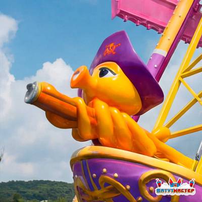 Аттракцион корбаль «Капитан Кряк», 24 места, 16×10×9,5 м