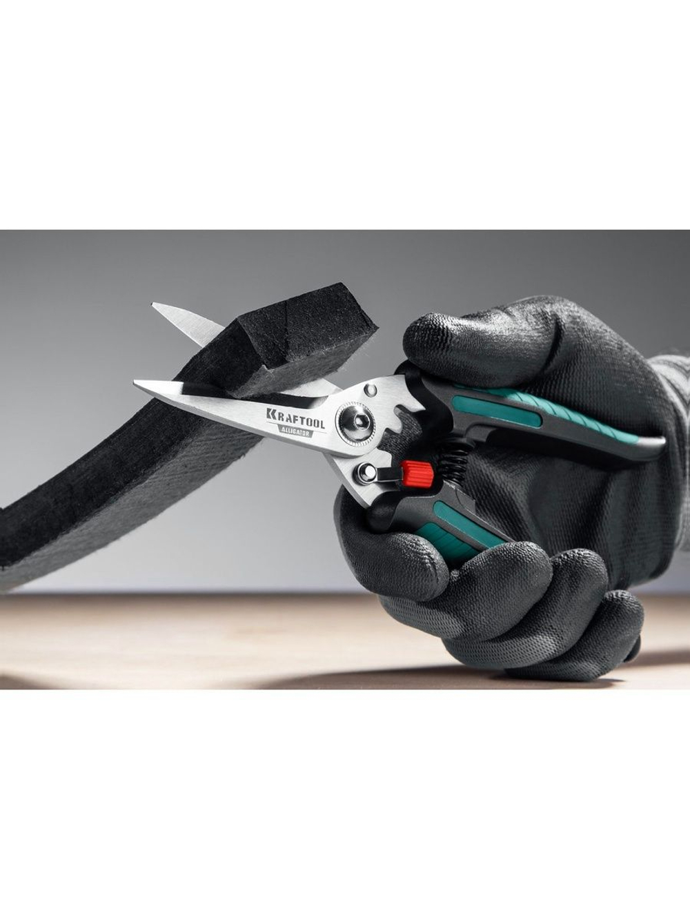 Строительные технические ножницы KRAFTOOL ALLIGATOR универсальные / хозяйственные / садовые