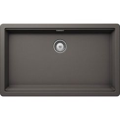 Мойка SCHOCK Greenwich 80 Cristadur (подстольный монтаж) серебристый камень