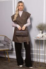 Жилет костюмный Жюлли (шоколад) Б14488-4М LT Collection