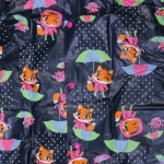 Дождевик-плащ детский «Волшебные звери-Лисичка» с капюшоном, на кнопках, размер M(57*42см) ДоброСад