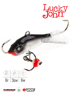 Балансир LUCKY JOHN Baltic №3 (+тройник), цвет 13H