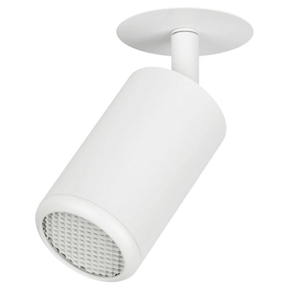 Встраиваемый светильник алюминиевый ЭРА KL106 WH MR16 GU10 белый матовый | Алюминиевые встраиваемые светильники