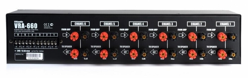 CVGAUDIO VRA-660 Шестиканальный регулятор громкости