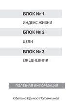 Комплект книга+ежедневник: Индекс жизни. Диагностика и управление реальностью.