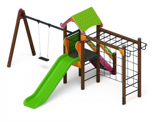 Детский игровой комплекс Лукоморье ДИК 2.25.03-01 H=1200