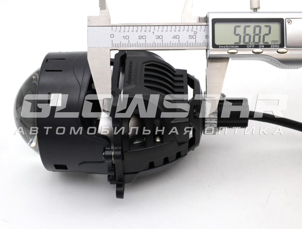 Билед модули Aozoom K10 2025 3.0 дюйма, 2 чипа, 5500K, 12V, 58W/66W, крепление 3R и съемное гаечное (комплект, 2шт)