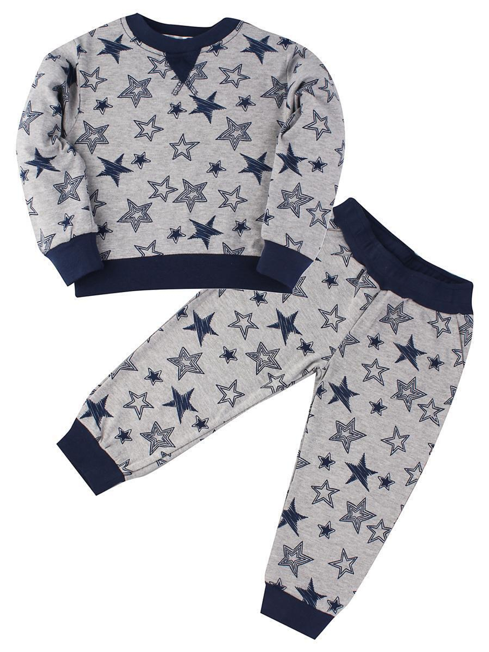 Комплект для мальчиков "Stars grey-blue",р.86,HK139/86 (Sladik Mladik)
