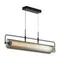 5056/35LA L-VISION ODL24 457 черный/дымчатый/металл/стекло/акрил Люстра LED 35W 3000К LINER