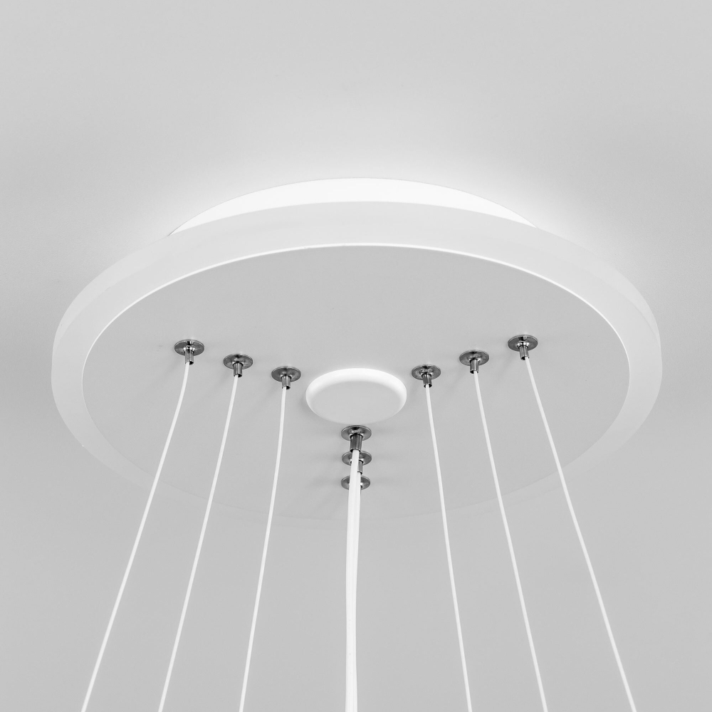 Citilux Неон Смарт CL731A090E RGB Умная подвесная люстра Белая