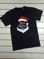 26960 Футболка мужская черная (96-86-182,188)