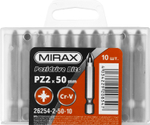 MIRAX PZ2, 50 мм, 10 шт, биты (26254-2-50-10)