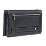 Чёрный кожаный клатч портмоне мужчине GALIB 7M165