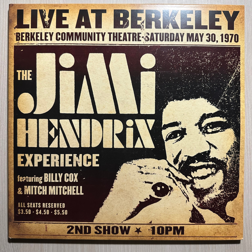 The Jimi Hendrix Experience - Live At Berkeley 2LP (Европа 2012г.)