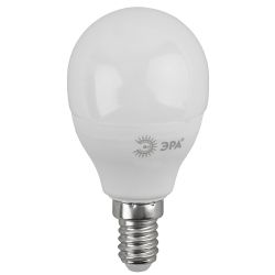 Лампа светодиодная ЭРА STD LED P45-11W-860-E14 11Вт шар холодный дневной свет Е14 | Лампы cветодиодные Шар (G/P)