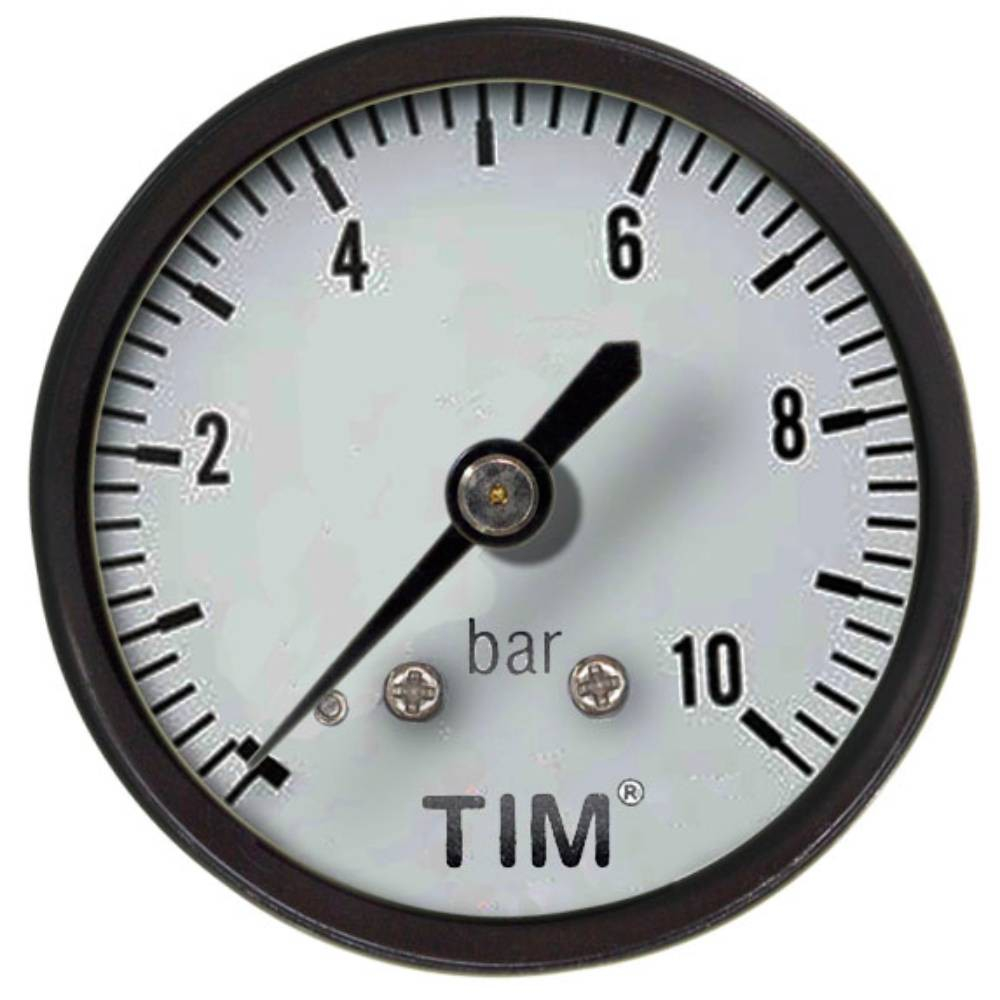 Манометр аксиальный TIM 6 бар Y-50T-6bar