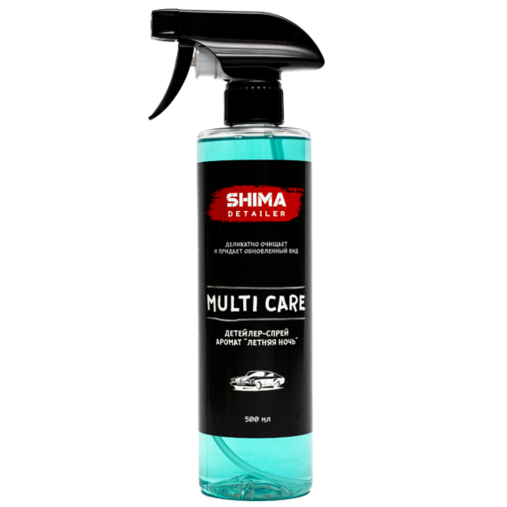 80 SHIMA DETAILER &quot;MULTI CARE&quot; детейлинг  спрей 500 мл.(ГОЛУБОЙ) ЛЕТНЯЯ НОЧЬ