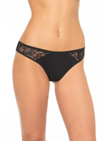 Трусики-слипы с ажурными вставками по бокам (Размер: M) (Цвет: голубой)