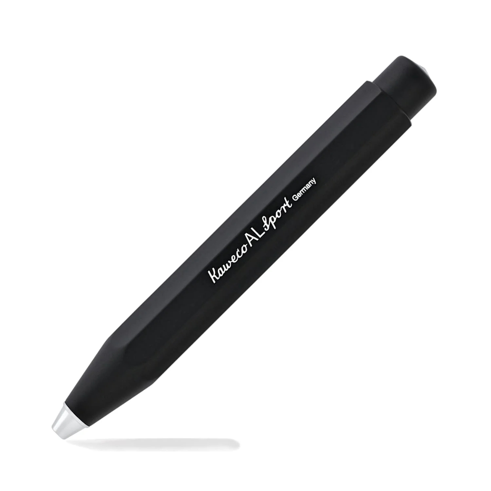 Шариковая ручка Kaweco AL Sport Matte Black (10000100) 1.0 мм, черный матовый корпус