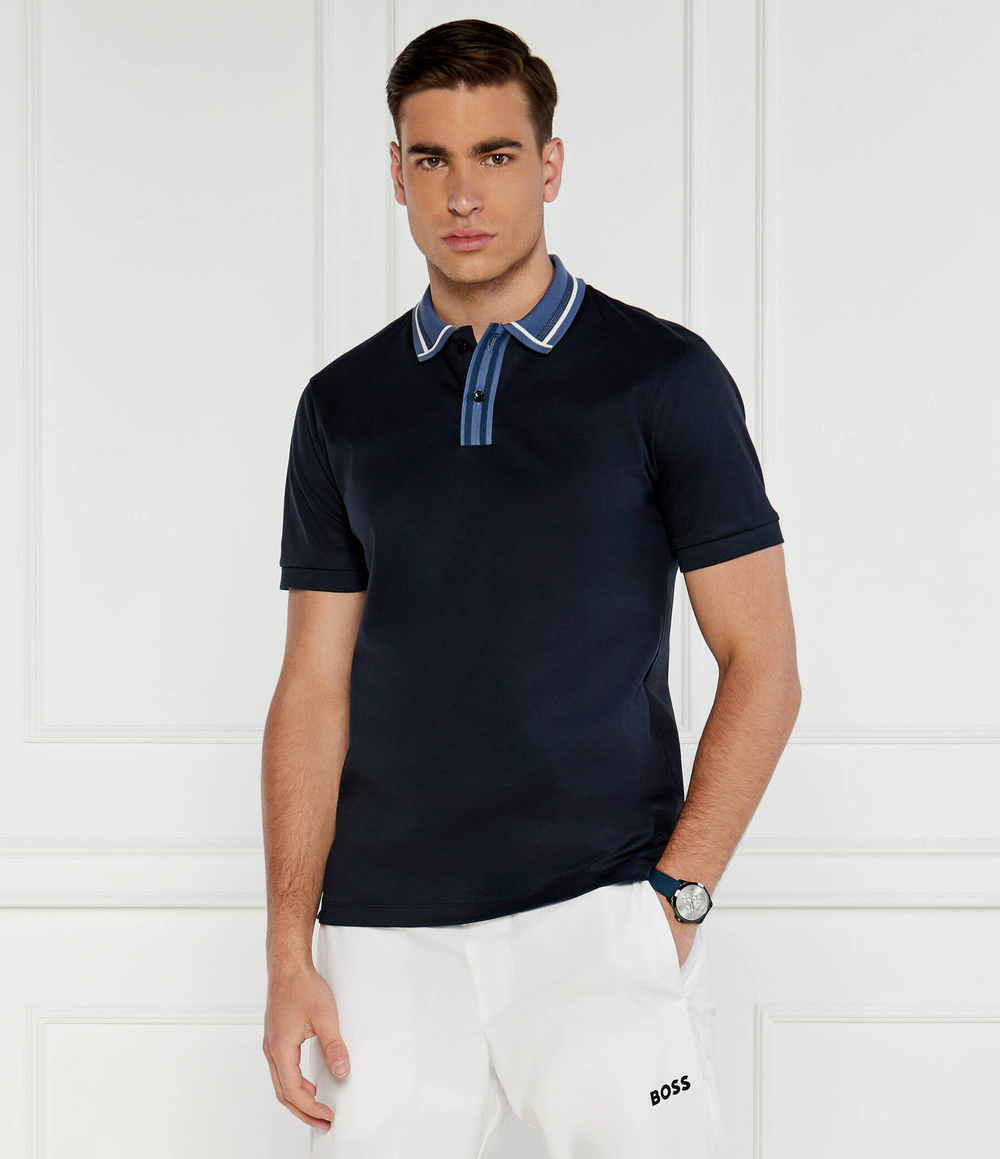 Поло Phillipson BOSS BLACK - темно-синий(50513366)