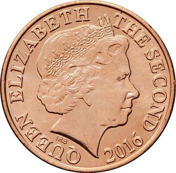 1 пенни 2016 Джерси