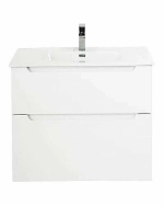 Тумба с раковиной BelBagno ETNA H60 2C 60 Bianco Lucido