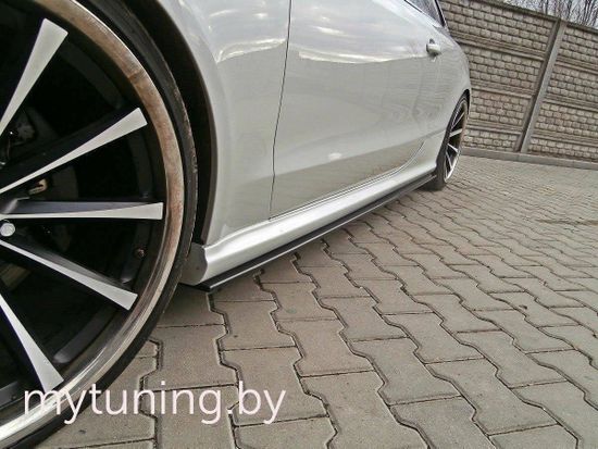 Сплиттеры накладок на пороги V.4 для AUDI RS5 B8 (10-15)