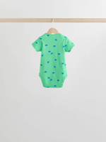 Боди с коротким рукавом для малышей Next E19-890, 5 шт., Зеленый, Голубой, Бежевый, Оранжевый