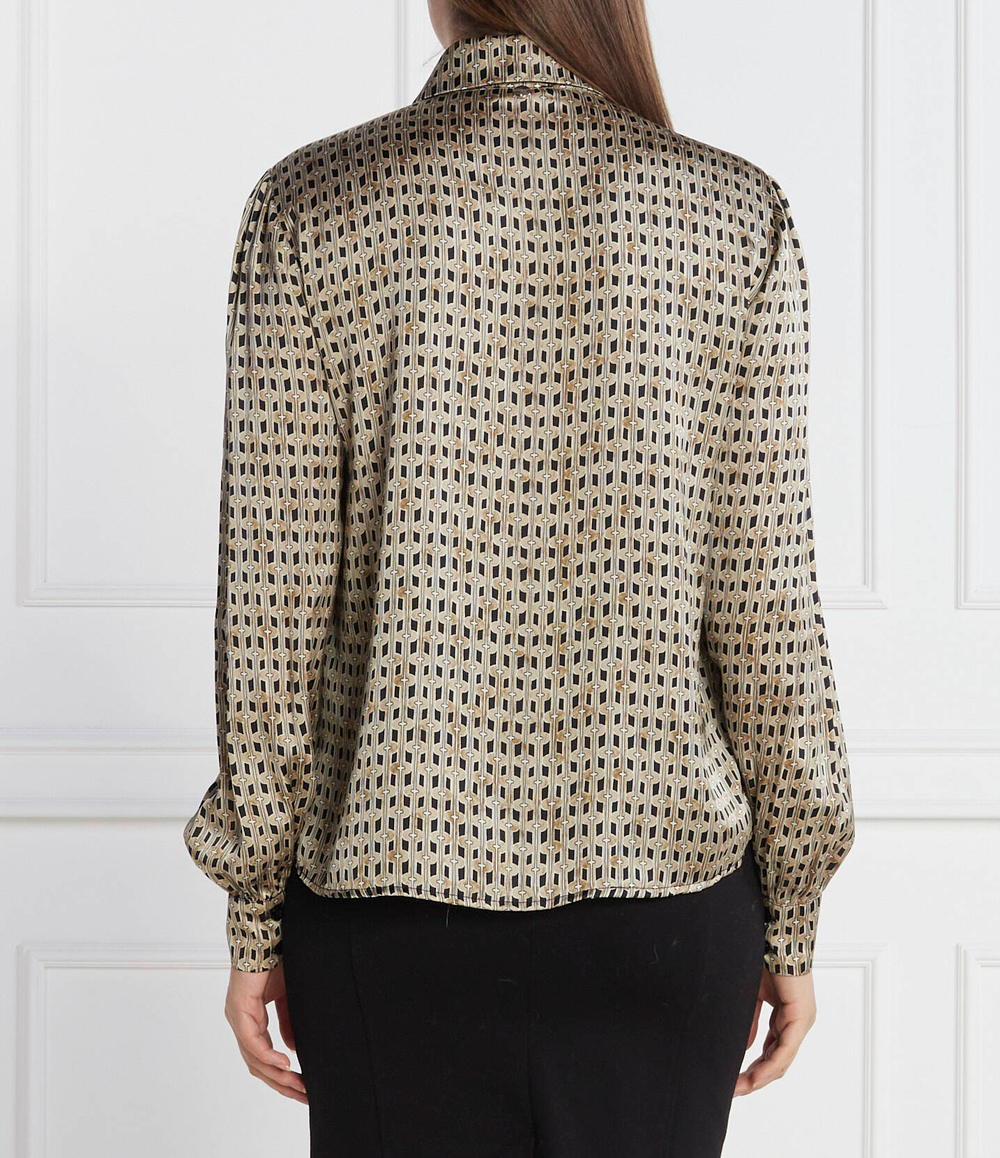 Сатиновая рубашка Liu Jo - бежевый(MF3331 T5958)