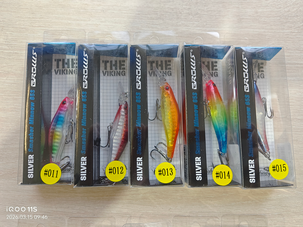 Воблер длина :65мм вес: 6г заглубление :0.3-1м